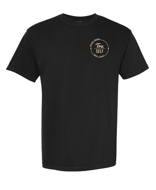 Tru/SELF Signature Logo Tee - Black front view